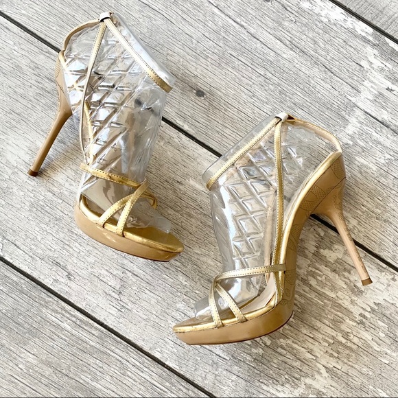 Michael Antonio Gold Platform Stiletto Heel - Picture 2 of 12